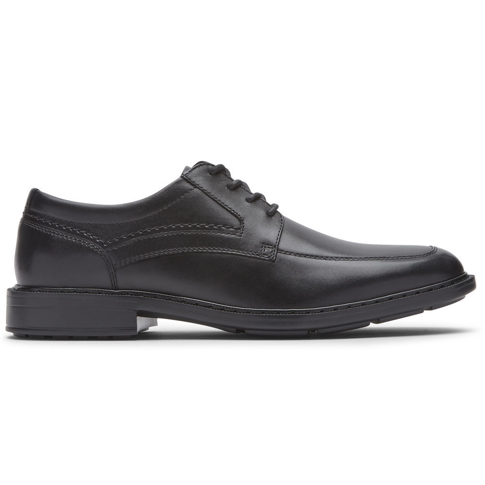 Rockport Oxfords For Mens Black - Parsons Apron Toe - EU2914785